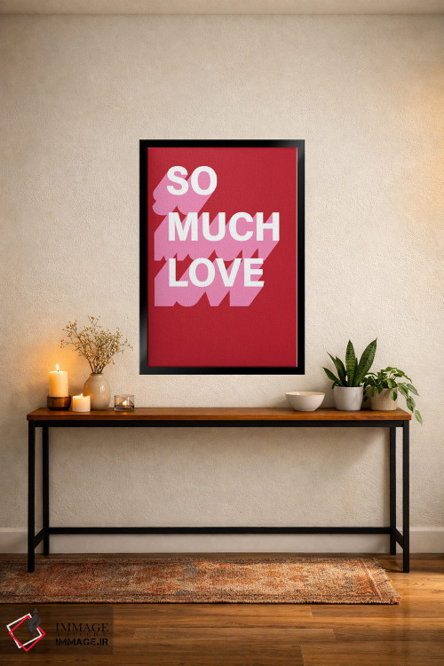 تابلو مدرن سایه ای از عشق فراوان اثر پیکسی پیپر - D4B