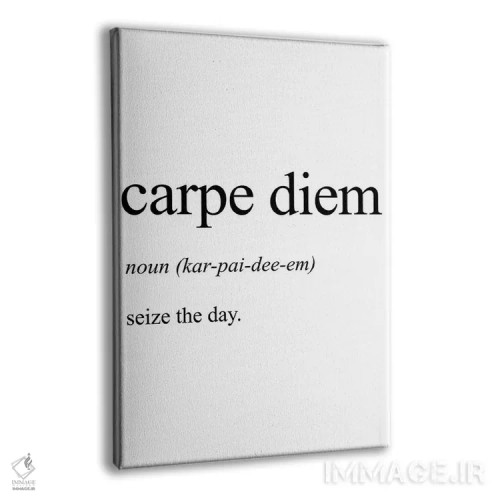 تابلو دکوراتیو کارپه دیم اثر پیکسی پیپر - نمای پرسپکتیو محصول