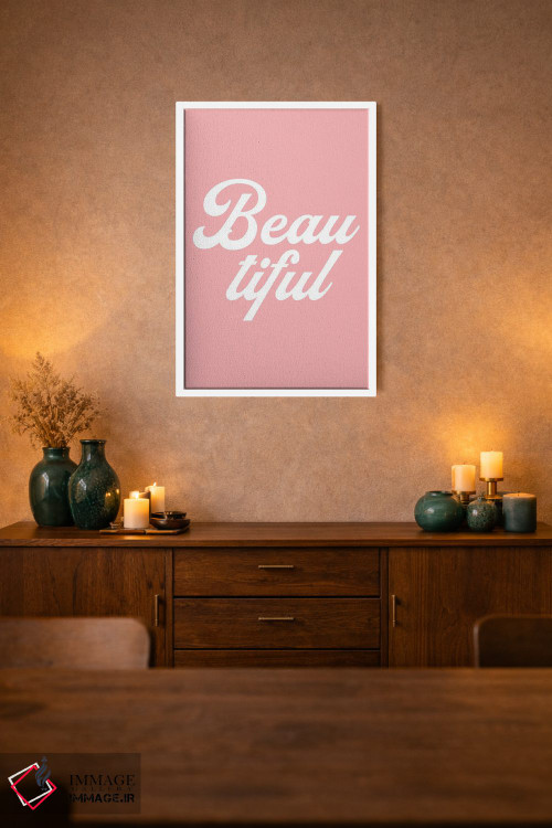 تابلو دکوراتیو زیبا اثر پیکسی پیپر - D1W