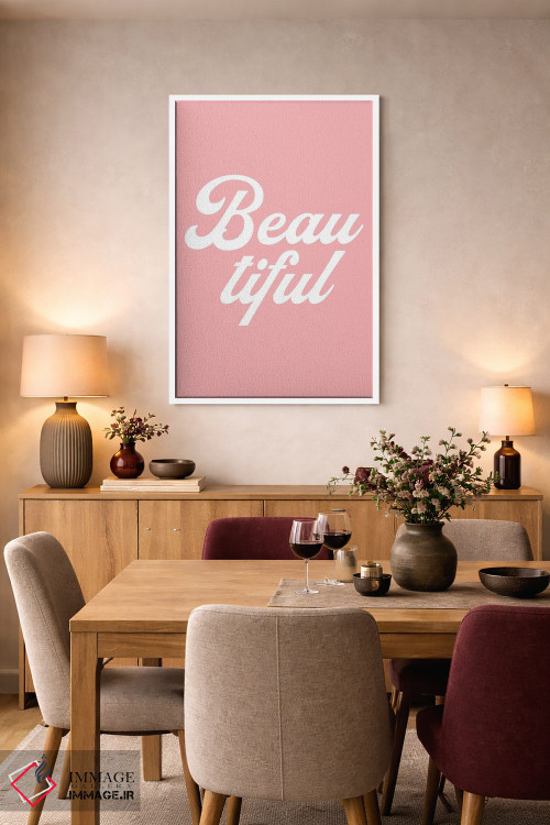 تابلو دکوراتیو زیبا اثر پیکسی پیپر - D5W