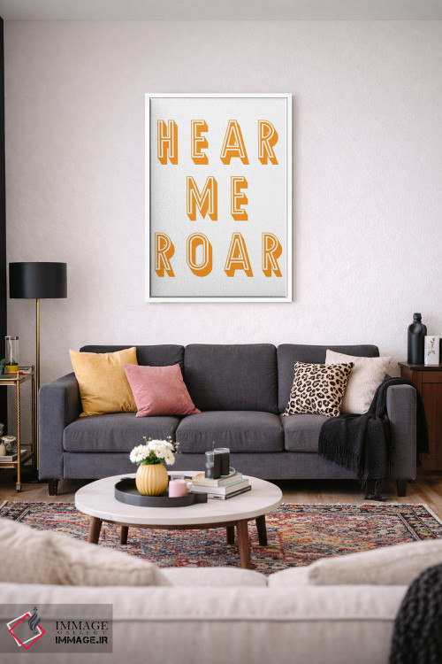 تابلو دکوراتیو غرش مرا بشنو اثر پیکسی پیپر - D3W