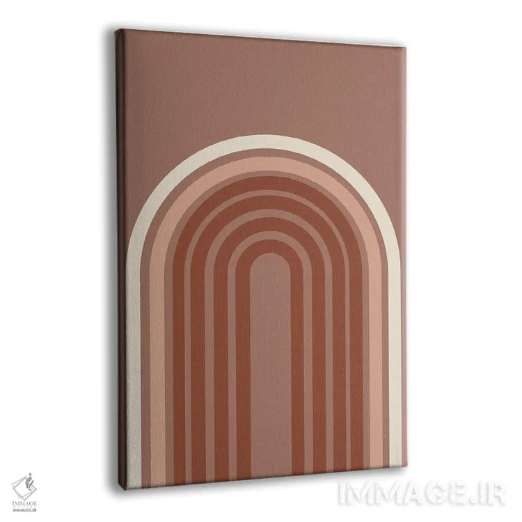 تابلو مینیمال آبری پاییزی اثر پیکسی پیپر - نمای پرسپکتیو محصول