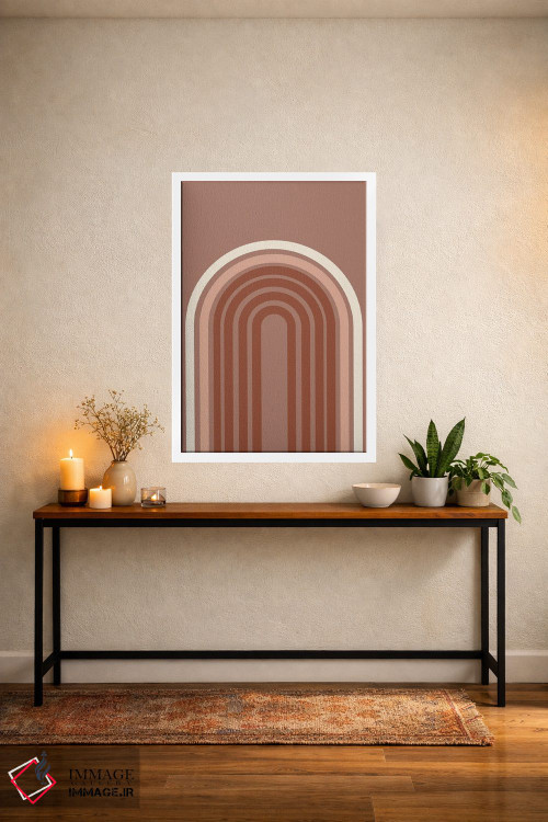 تابلو مینیمال آبری پاییزی اثر پیکسی پیپر - D3W