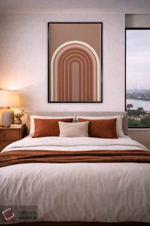 تابلو مینیمال آبری پاییزی اثر پیکسی پیپر - D5B