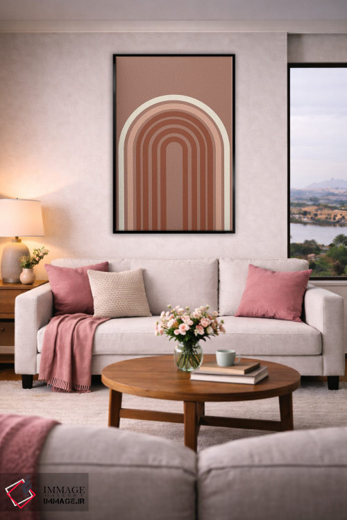 تابلو مینیمال آبری پاییزی اثر پیکسی پیپر - D6B