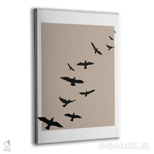 تابلو مینیمال اسکای پاییزی اثر پیکسی پیپر - نمای پرسپکتیو محصول