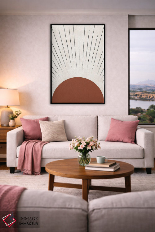 تابلو مینیمال ساشا سان پاییزی اثر پیکسی پیپر - D4B