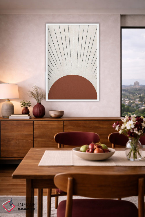 تابلو مینیمال ساشا سان پاییزی اثر پیکسی پیپر - D3W