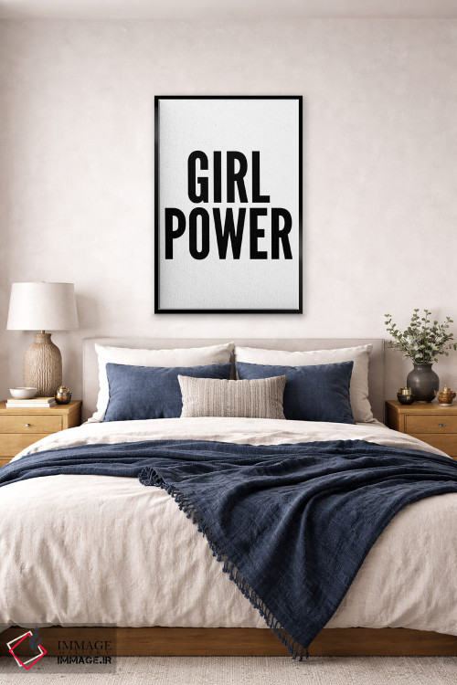 تابلو مدرن قدرت دخترانه اثر پیکسی پیپر - D6B