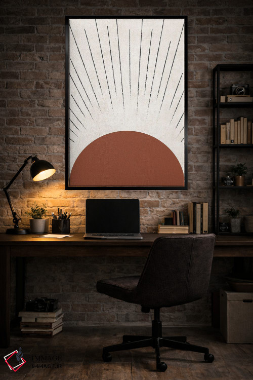 تابلو مینیمال ساشا سان پاییزی اثر پیکسی پیپر - D6B