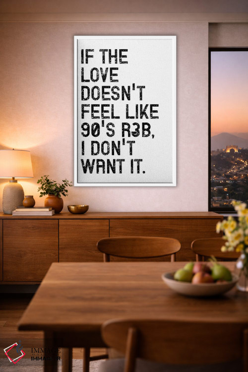 تابلو مدرن اگر عشق باشد اثر پیکسی پیپر - D2W