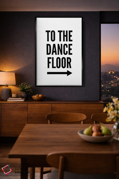 تابلو مدرن به سمت جای رقص اثر پیکسی پیپر - D2B