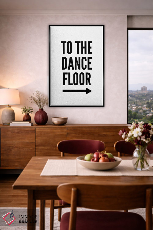 تابلو مدرن به سمت جای رقص اثر پیکسی پیپر - D5B