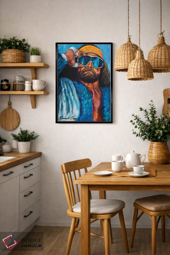 تابلو دکوراتیو مرد ماچو اثر مایکل پتی چهارم - D5B
