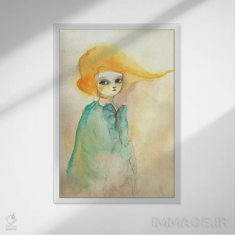 تابلو دکوراتیو پنه لوپه اثر پائولا زاکیمی - نمای قابدار سفید