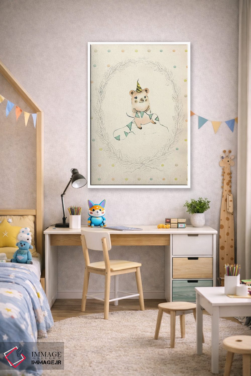 تابلو دکوراتیو تولدت مبارک اثر پائولا زاکیمی - D1W