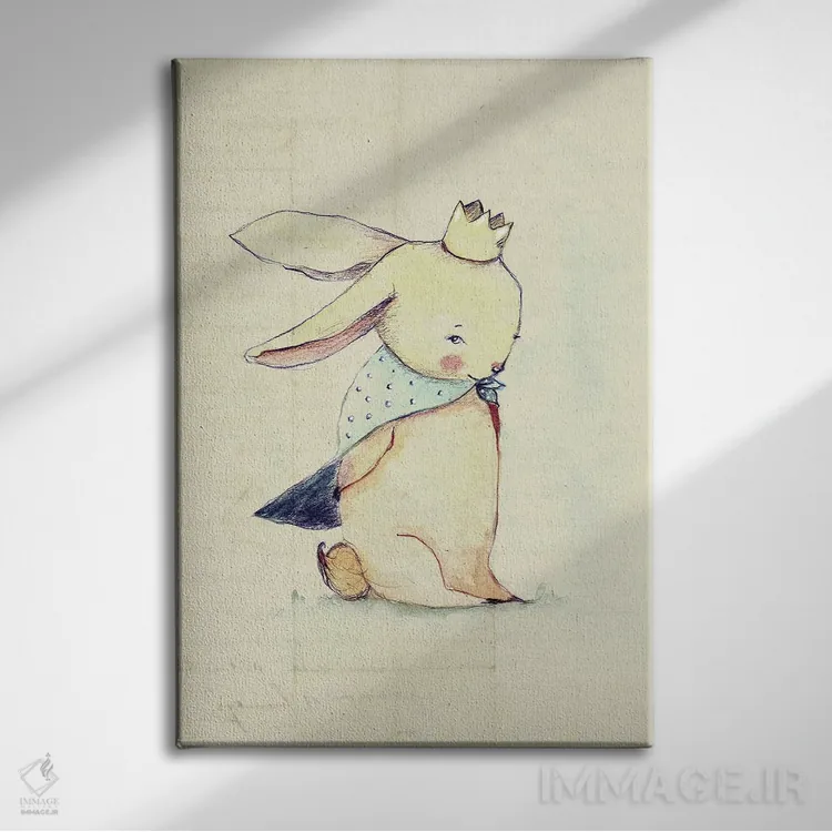 تابلو دکوراتیو شاهزاده اثر پائولا زاکیمی - نمای روبهرو روی دیوار