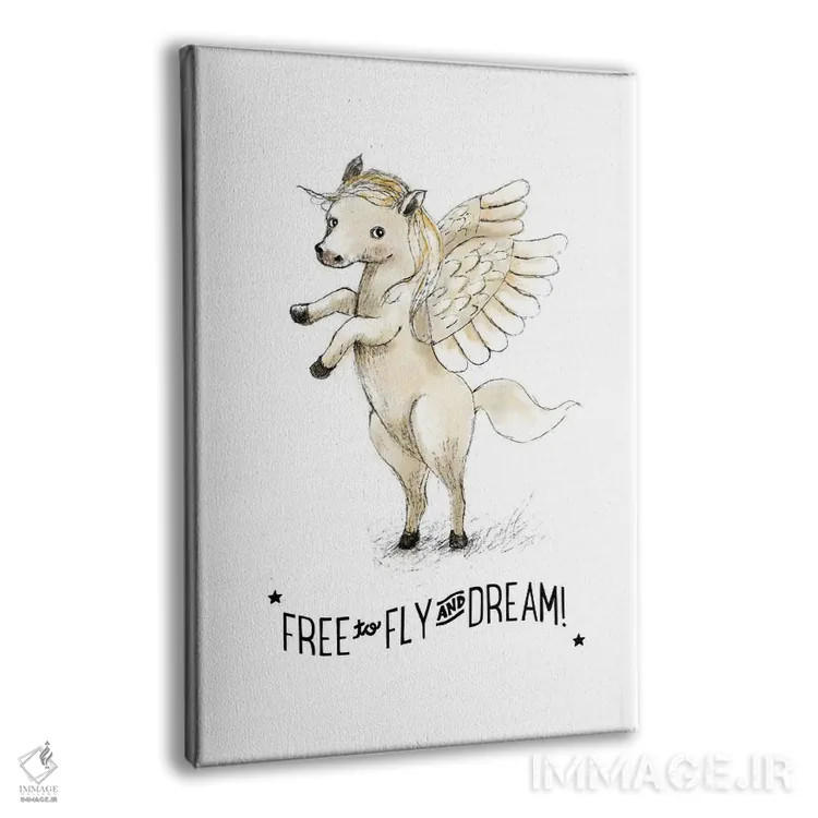 تابلو دکوراتیو آزاد برای پرواز و رویاپردازی اثر پائولا زاکیمی - نمای پرسپکتیو محصول