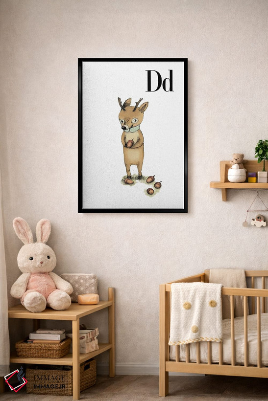 تابلو دکوراتیو گوزن اثر پائولا زاکیمی - D5B