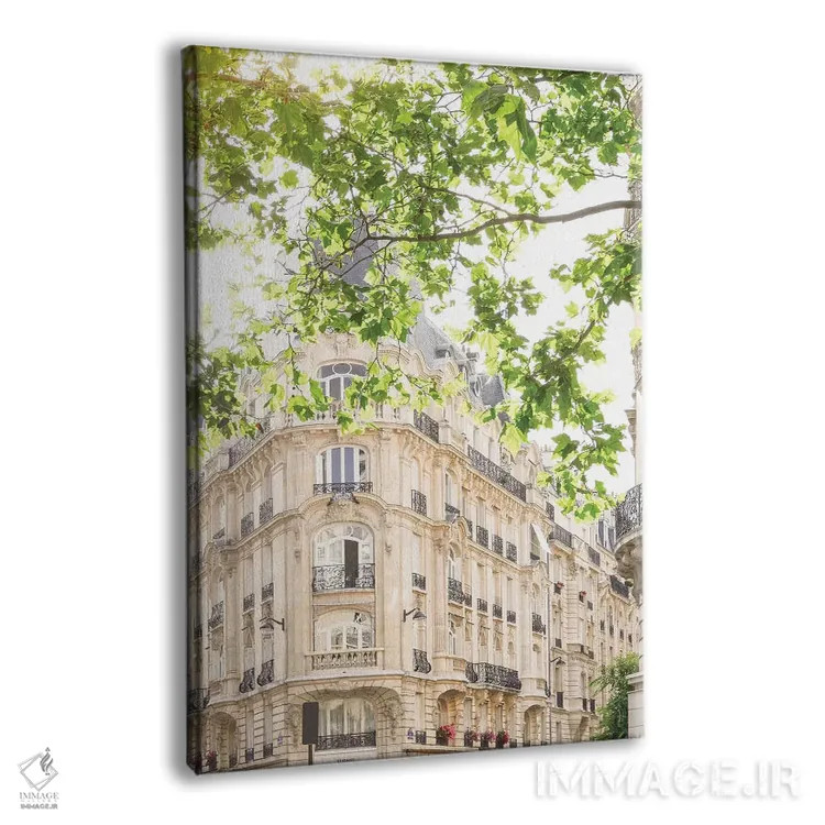 تابلو دکوراتیو منظره پاریسی اثر گریس دیجیتال آرت کو - نمای پرسپکتیو محصول