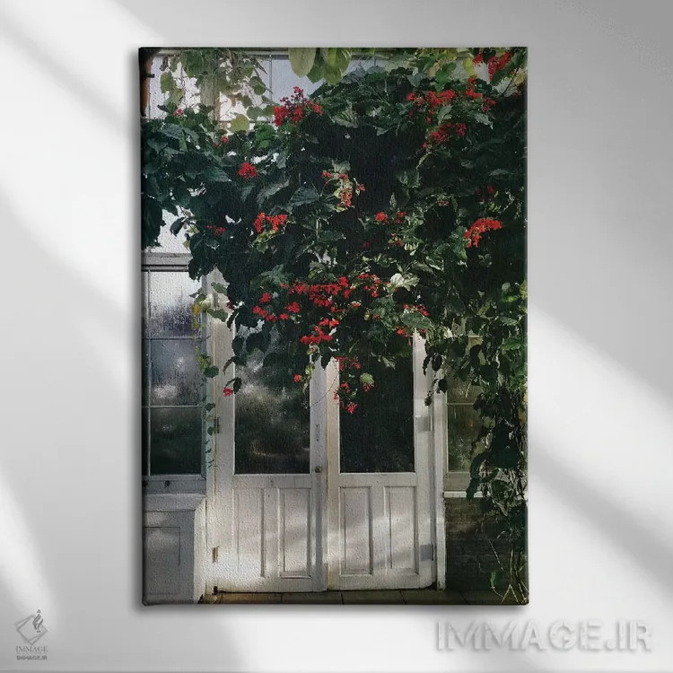 تابلو دکوراتیو توت ها اثر گریس دیجیتال آرت کو - نمای روبهرو روی دیوار