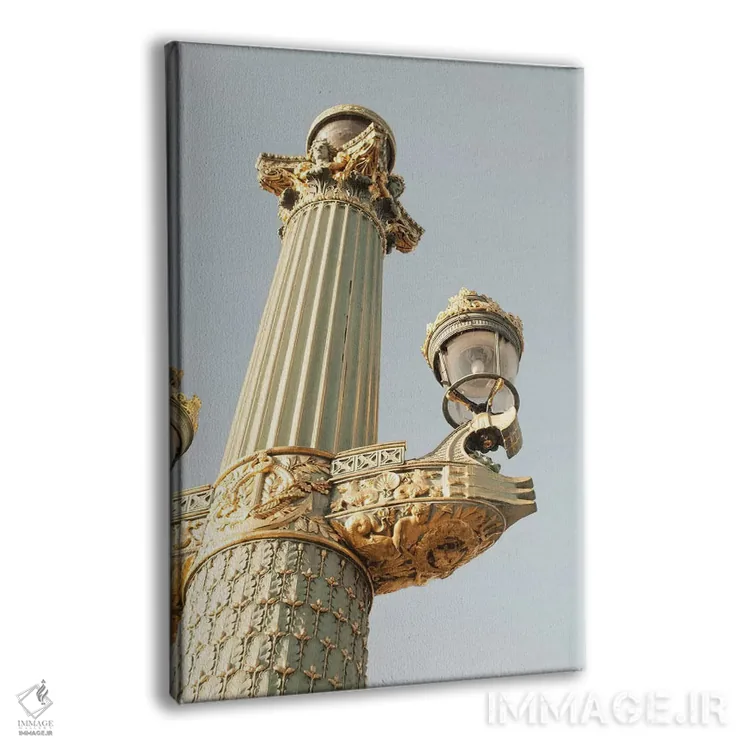 تابلو دکوراتیو چراغ پاریس اثر گریس دیجیتال آرت کو - نمای پرسپکتیو محصول