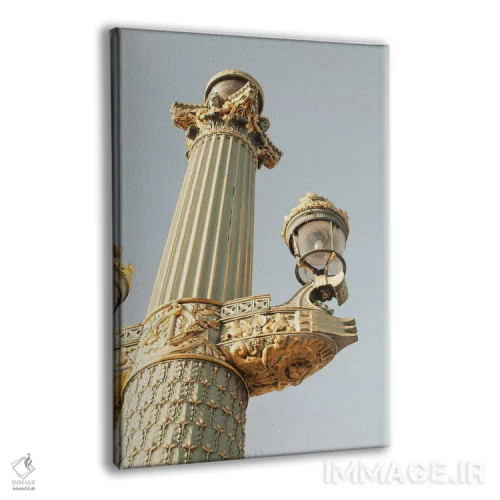 تابلو دکوراتیو چراغ پاریس اثر گریس دیجیتال آرت کو - نمای پرسپکتیو محصول