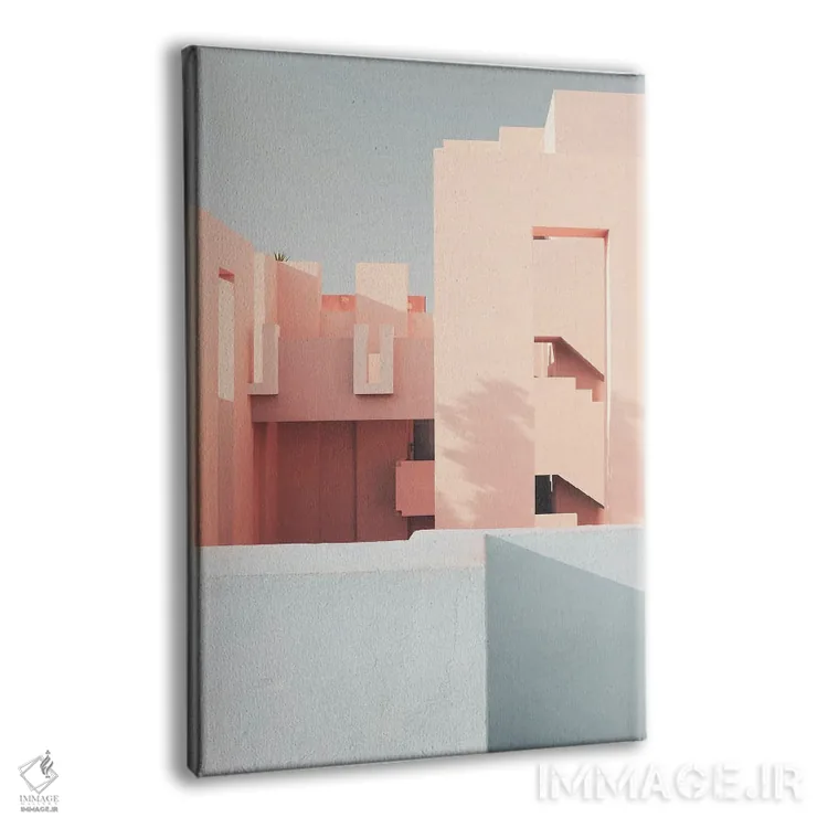 تابلو دکوراتیو دو رنگه اثر گریس دیجیتال آرت کو - نمای پرسپکتیو محصول
