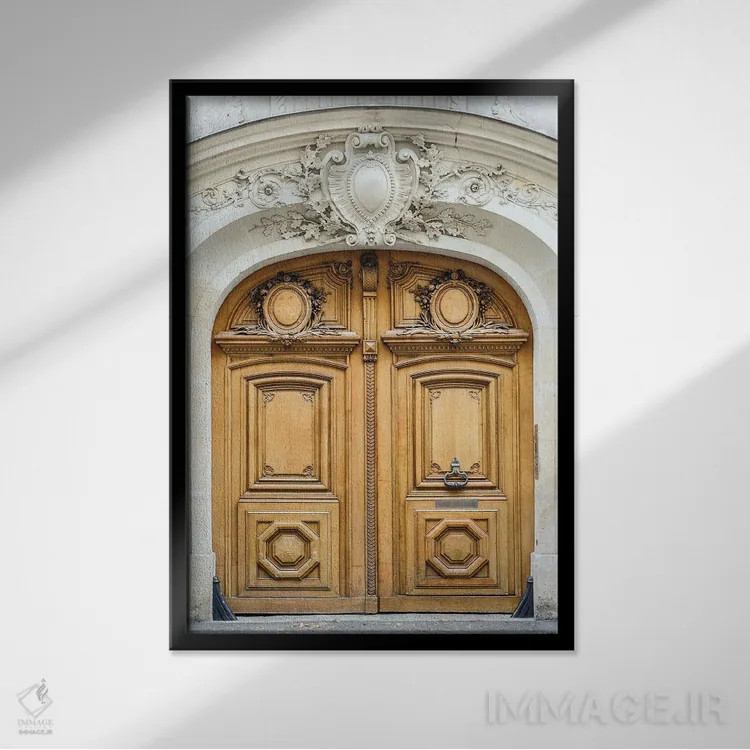 تابلو دکوراتیو در پاریس اثر گریس دیجیتال آرت کو - نمای قابدار مشکی