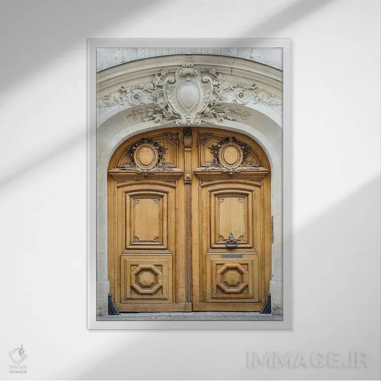 تابلو دکوراتیو در پاریس اثر گریس دیجیتال آرت کو - نمای قابدار سفید