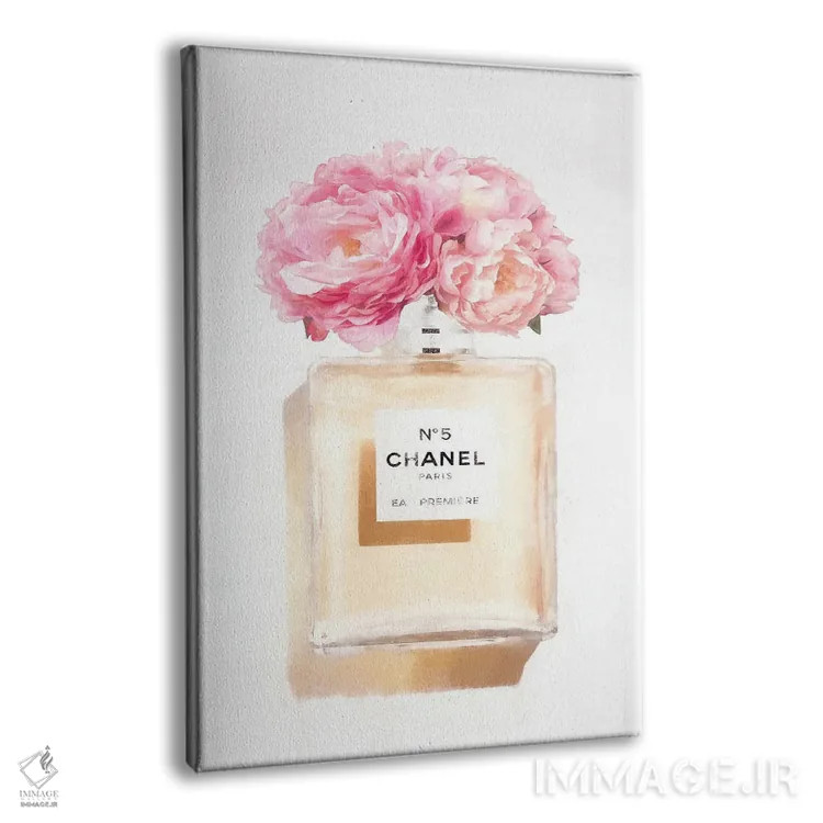 تابلو مدرن شیشه عطر صدتومانی اثر گریس دیجیتال آرت کو - نمای پرسپکتیو محصول