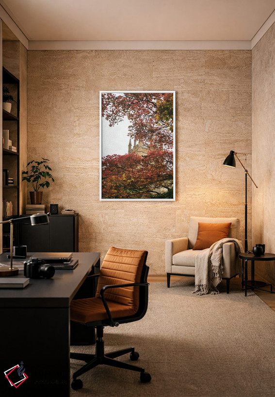 تابلو دکوراتیو پاییز آکسفورد اثر گریس دیجیتال آرت کو - D6W