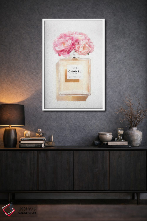 تابلو مدرن شیشه عطر صدتومانی اثر گریس دیجیتال آرت کو - D1W