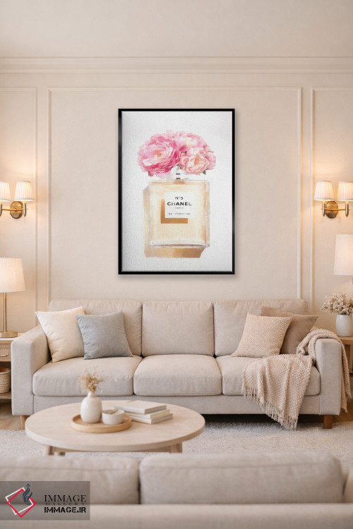 تابلو مدرن شیشه عطر صدتومانی اثر گریس دیجیتال آرت کو - D3B