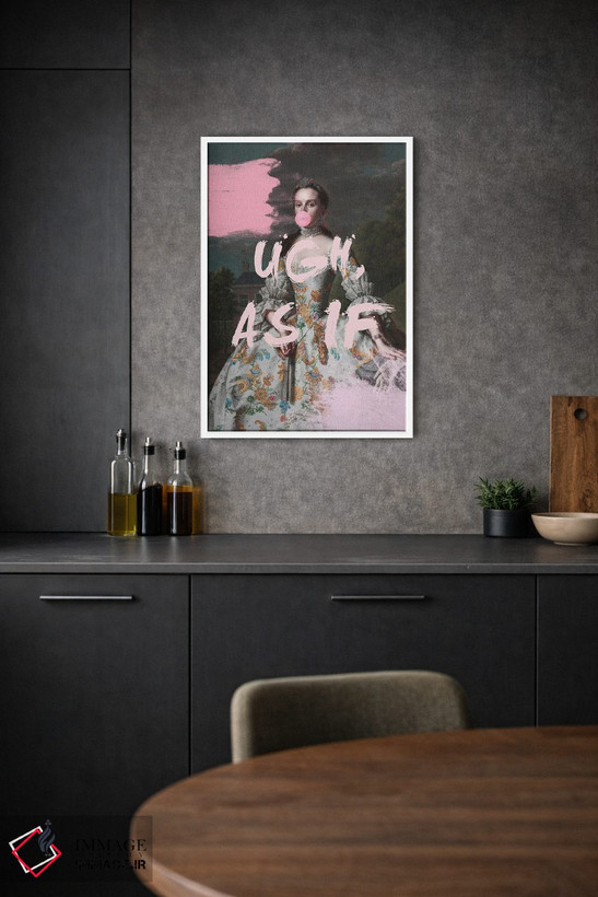 تابلو دکوراتیو As If Pink Altered Art,اوه، مثل اینکه هنر دگرگون شد… اثر گریس دیجیتال آرت کو - D1W