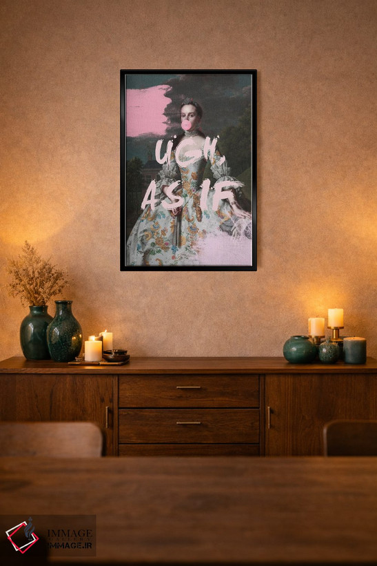 تابلو دکوراتیو As If Pink Altered Art,اوه، مثل اینکه هنر دگرگون شد… اثر گریس دیجیتال آرت کو - D2B