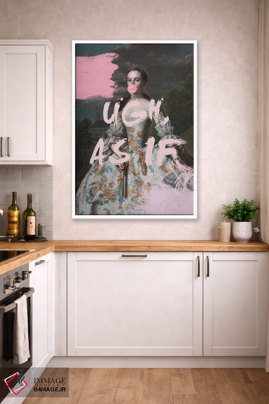 تابلو دکوراتیو As If Pink Altered Art,اوه، مثل اینکه هنر دگرگون شد… اثر گریس دیجیتال آرت کو - D3W