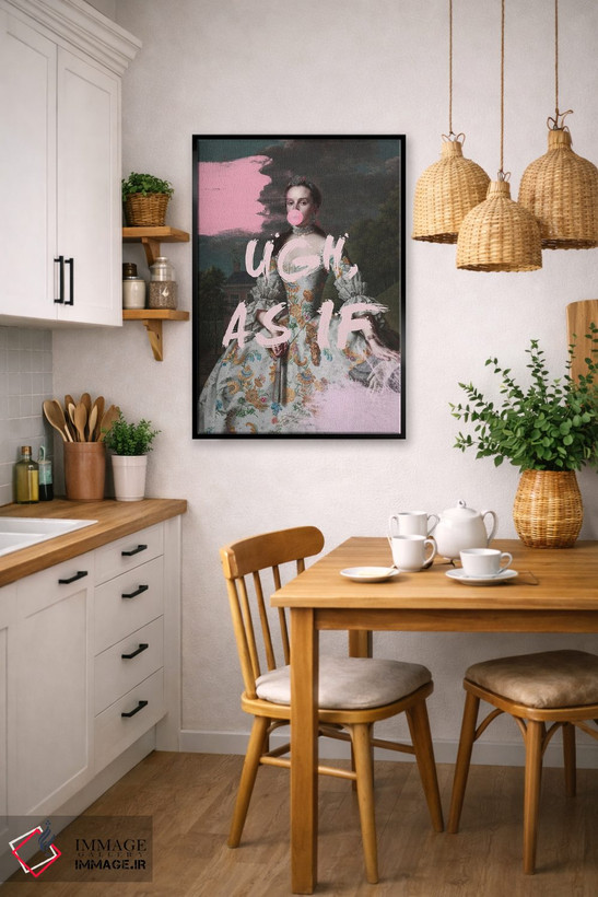 تابلو دکوراتیو As If Pink Altered Art,اوه، مثل اینکه هنر دگرگون شد… اثر گریس دیجیتال آرت کو - D6B