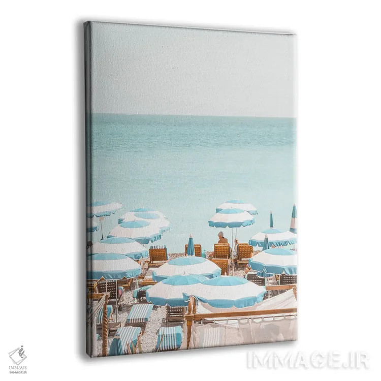 تابلو دکوراتیو تابستان در ریویرا اثر گریس دیجیتال آرت کو - نمای پرسپکتیو محصول