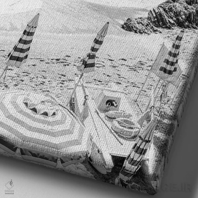 تابلو دکوراتیو چینکو تره اثر گریس دیجیتال آرت کو - نمای نزدیک بافت بوم