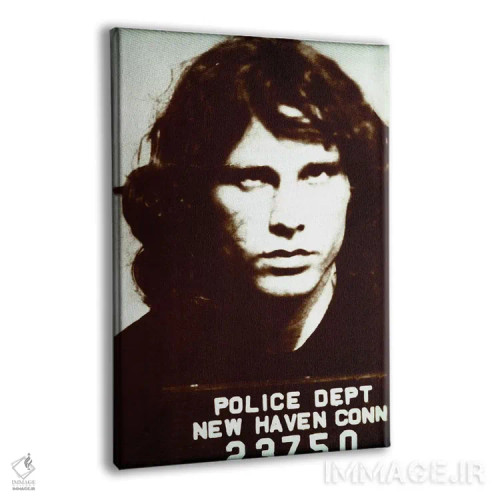 تابلو دکوراتیو جیم موریسون؛ عکس بازداشت ۲ اثر رادیو دیز - نمای پرسپکتیو محصول