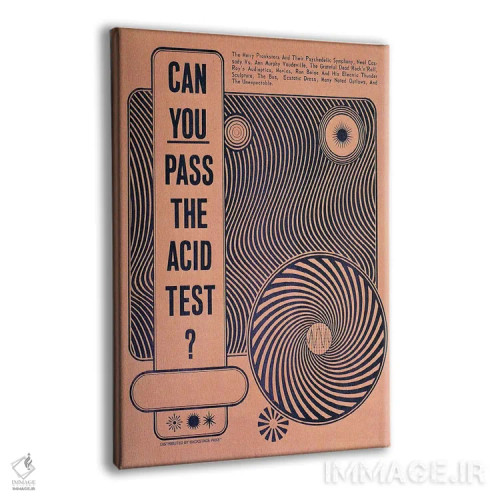 تابلو دکوراتیو آزمایش اسید اثر رادیو دیز - نمای پرسپکتیو محصول