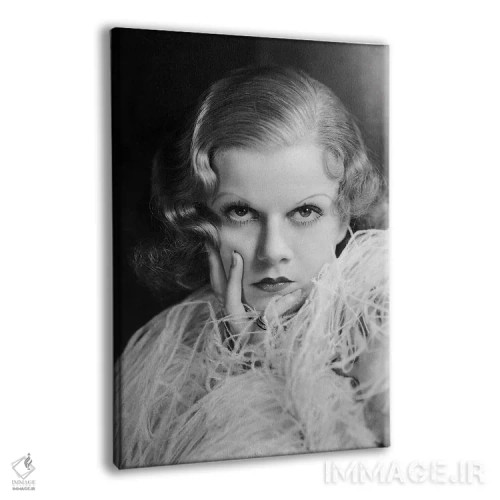 تابلو دکوراتیو جین هارلو در ژست اثر رادیو دیز - نمای پرسپکتیو محصول