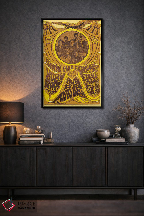 تابلو دکوراتیو Moby Grape, Steve Miller Blues Band And South Side Sound Syst… اثر رادیو دیز - D2B