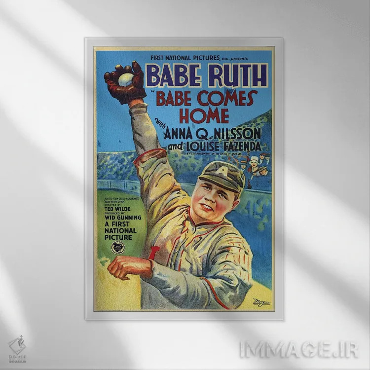 تابلو دکوراتیو بیب به خانه می آید اثر رادیو دیز - نمای قابدار سفید