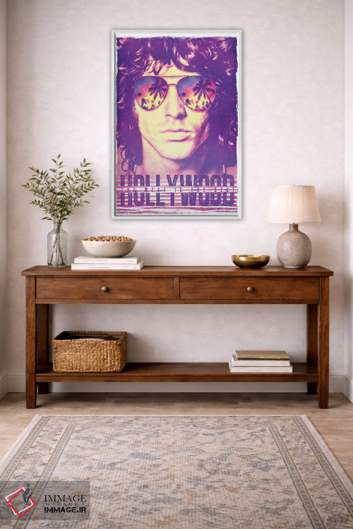 تابلو دکوراتیو جیم موریسون؛ زندگی در هالیوود اثر رادیو دیز - D2W