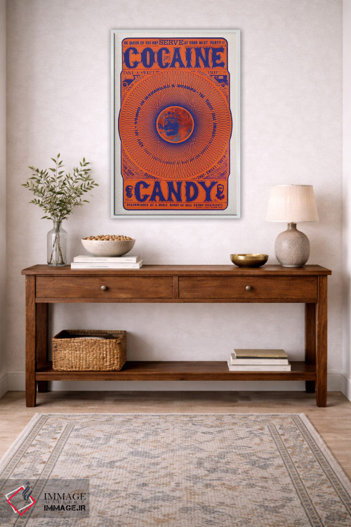 تابلو دکوراتیو آبنبات کوکائین اثر رادیو دیز - D3W