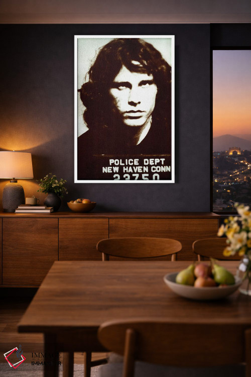 تابلو دکوراتیو جیم موریسون؛ عکس بازداشت ۲ اثر رادیو دیز - D3W
