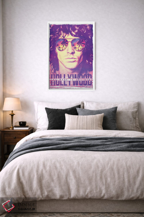 تابلو دکوراتیو جیم موریسون؛ زندگی در هالیوود اثر رادیو دیز - D6W