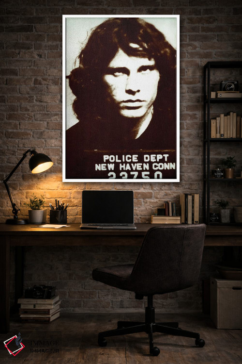 تابلو دکوراتیو جیم موریسون؛ عکس بازداشت ۲ اثر رادیو دیز - D4W
